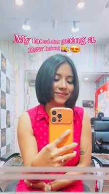 My mood after getting a new haircut 💇‍♀️😍

(Ssayannti Sing