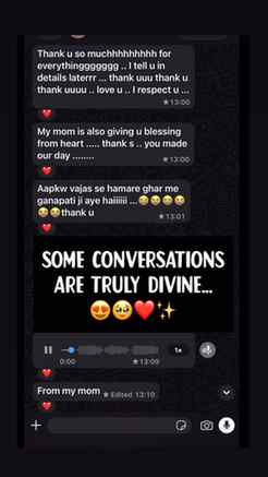 Some conversations are truly divine…😍🥹❤️✨
(Ssayannti Sing