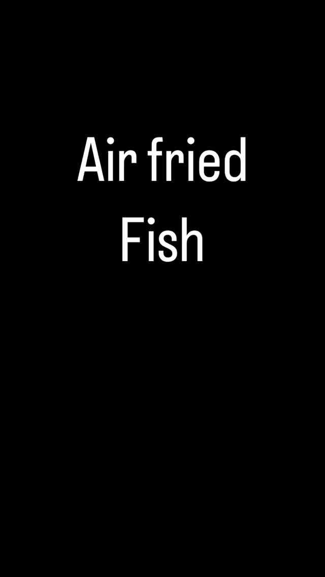 Air fried fish with zero oil #airfryer #airfriedfish #airfry