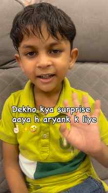 Dekho kya surprise aya h aryank k liye 🤣

#star_arynk #kidm
