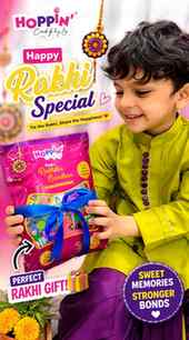 🎀✨ This Rakhi, make the celebration extra sweet with @hoppi
