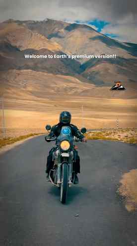📍Ladakh, Bharat 🇮🇳
India Premium Earth BikeRide Heaven