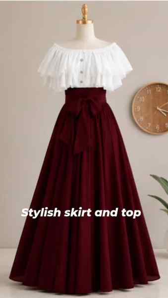 Stylish skirt and top
Follow and comment for the link.
#mee