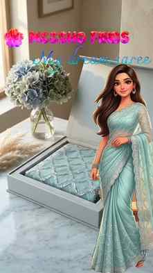 Beautiful light blue saree🤗
Follow and comment for the link