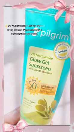 ☀️ Sunscreen that gives protection + a beautiful glow! ✨
Me