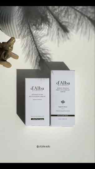 ✨ Glow, hydrate, and revive your radiance with d’Alba White