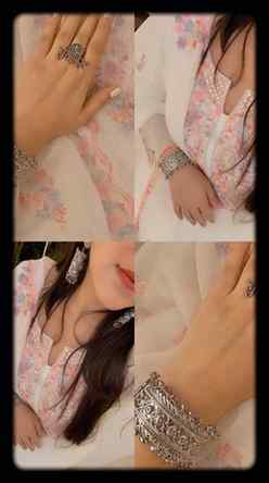 A soft kurta, silver jewellery & my favourite kind of desi d