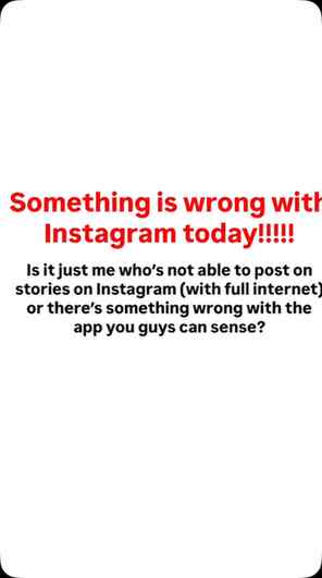 🚨 Is Instagram down or is it just me?