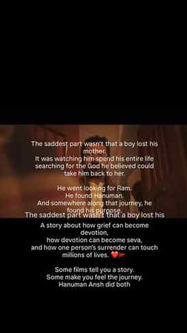 He went looking for Ram… but found his purpose instead. ❤️🚩