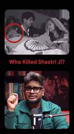 What happened in Tashkent on the night Lal Bahadur Shastri d