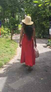 Late post but here I am in red dress is wore for my Birthday