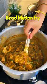 Head Mutton Fry ll ಮಟನ್ ತಲೆ ಮಾಂಸ ಫ್ರೈ #headmutton
#natistyle