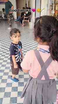 Meri beti aj didi ban gayi🎉🎉😍❤️…Navratri ke 2nd day hamar