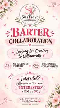 🌸✨ BARТER COLLABORATION ALERT! ✨🌸
Hey Creators! 💕
We’re l