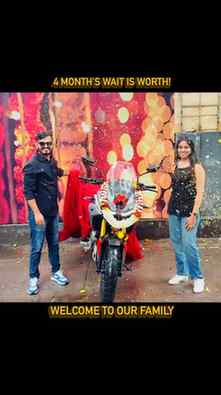 Glimpse of RTX delivery day 😍❤️🏍️

#rtx #delivery #tvsrtxb