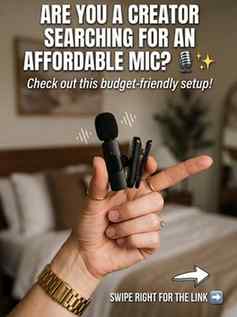amazon finds ❤️
Mic under ₹500
https://link.amazon/B0214FNU