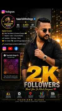 2,000 Followers! ❤️🎉
Jab maine Taarishh Vlogs shuru kiya t