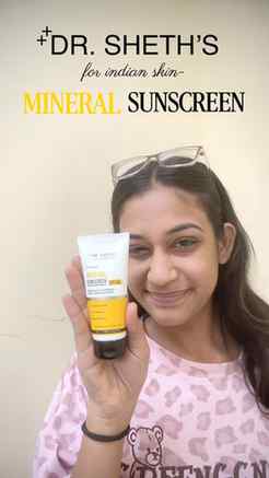 never thought I’d say this about a mineral sunscreen... 👀
T