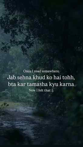 Now I felt that :(
Sometimes it's hard to accept 😞
#foryou