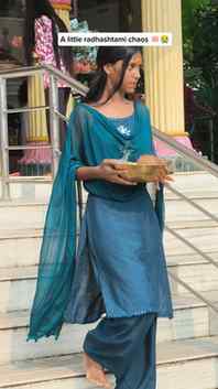Radhashtami, but make it a little chaotic 🪷😭
[ radhashtam