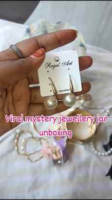 Viral mystery jewellery jar #product #unboxing #giveaways #m