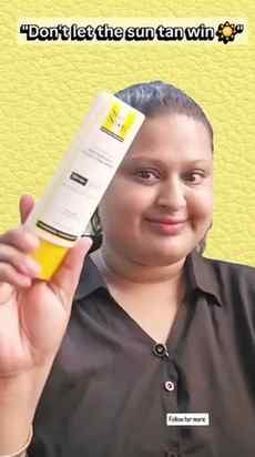 Don't let the sun tan win ☀️
If daily sun exposure is damag