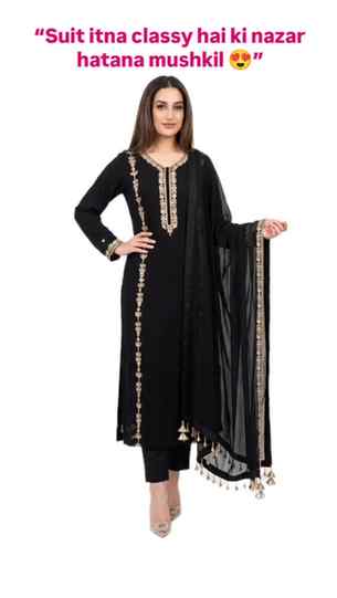 “Suit itna classy hai ki nazar hatana mushkil 😍”
Follow and