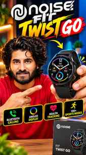 NoiseFit Twist Go Smartwatch 🔥⌚
Looking for a budget smart