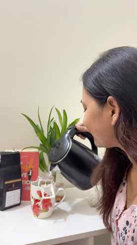 Current mood: sipping on freshly brewed @thebluemountaincoff