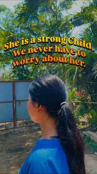 “She’s a strong child… no need to worry about her.”
But even