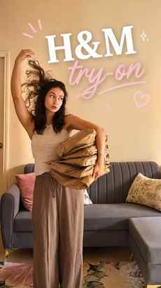 Styling one @hm haul into five different outfits for differe