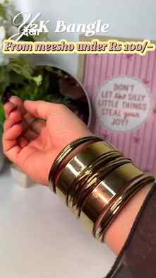 ✨ These chunky bangles are giving rich girl & old money vibe