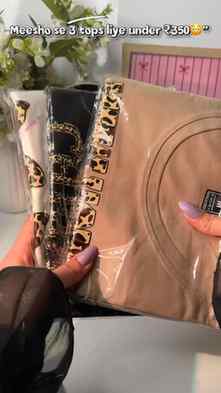 Meesho se 3 T-shirt combo under budget ๐
Itne affordable pr