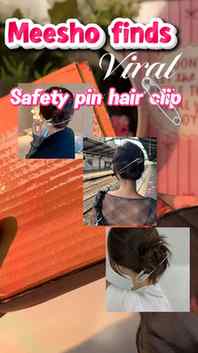 Comment for link ๐
.
Meesho, viral hairpin, safety pin hai