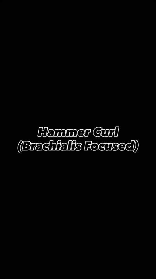 💪 How to do Standing DB Hammer Curl — Brachialis Focused
W