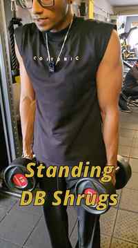 🔥 How to Do Standing Dumbbell Shrugs for Upper Traps — And