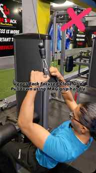 💪 How to Do Upper Back Focused Close-Grip Pulldown — MAG Gr