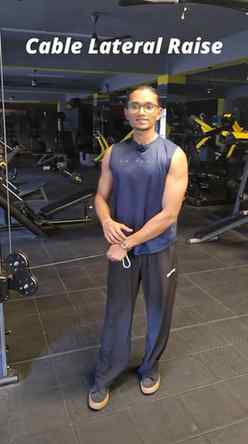 🔥 How to Do Standing Single-Arm Cable Lateral Raise — Pulle