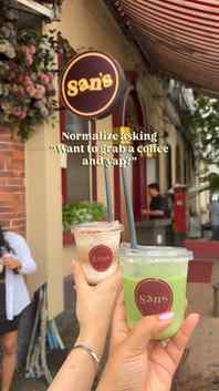 Coffee and yapping☕️🗣️
📍San’s in The Bay
Ground floor, Kh