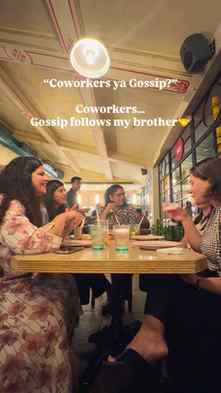 Gossip follows my brother🤣
[coworkers group, coworker, off