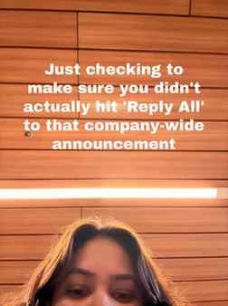 Just checking that you’re not anxiously checking mails on we