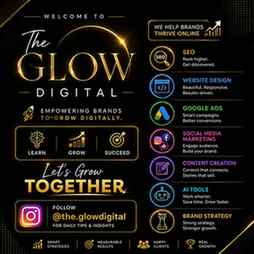 ✨ Welcome to The Glow Digital! 🚀
Every successful brand st