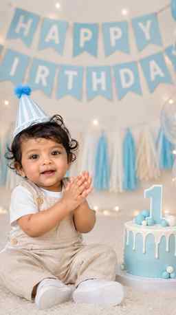 365 days of giggles, first steps, and endless love.
They sa