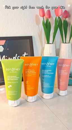 Pick your right face wash for your skin 🧖‍♀️🪻

@dotandkey.