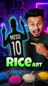 🎨🍚 Rice se banayi ye RICE ART kaisi lagi? 😍

Agar pasand 