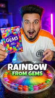 🌈 GEMS + WATER = RAINBOW?! 😳
Ye dekhne mein to impossible