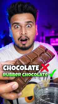 🍫 DAIRY MILK RUBBER BAN GAYI?! 😳
Pehle chocolate ko freez