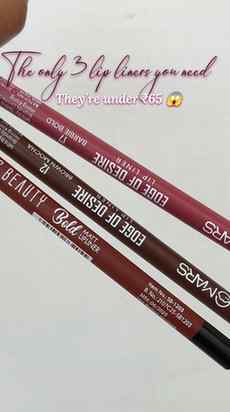 The only 3 lip liners you need (They’re under ₹65!)🤫💄

If 