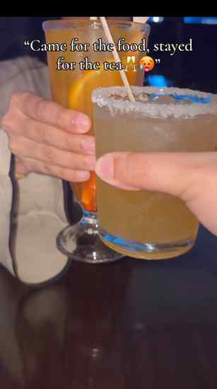 “Cheers to good food, better gossip, and zero self-control �