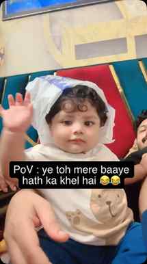 Baby be like ye bacho ka khel nahi khelti main 😂😂😂
#vira